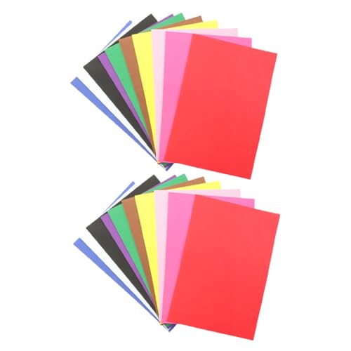 LIGIGWASH 20 Blatt Schwammpapier Bunter Bastelschwamm Spezialmaterial Papier Bastelschwamm Quadrate Künstler Teebeutelpapier Sammelalbum Liefert Papier Schrottbuchpapier Handwerkspapier von LIGIGWASH