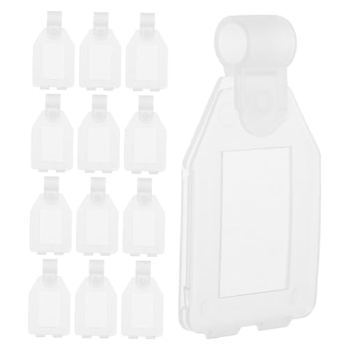 LIGIGWASH 20 Stück Hängender Etikettenhalter für Preisschilder Transparent Langlebig für Supermärkte und Geschäfte Einfache Preispräsentation aus Material von LIGIGWASH