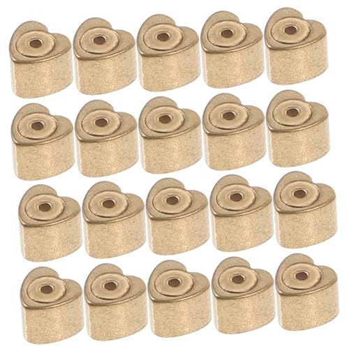 LIGIGWASH 20 Stück Teiliges Metall Ohrstecker Verschlüsse Herzform Ohrstopper für Damen Leichte Flexible Ohrverschluss Stopper Bequem Hautfreundlich für DIY Schmuckherstellung LIGIGWASH 20 Stück Teiliges Metall Ohrstecker Verschlüsse Herzform Ohrstopper für Damen Leichte Flexible Ohrverschluss Stopper Bequem Hautfreundlich für DIY Schmuckherstellung von LIGIGWASH