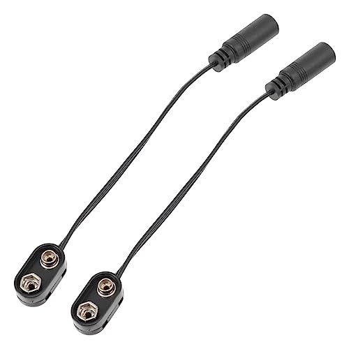 LIGIGWASH 2Stücke Effector Batteriekabel Langlebiges Kabel für Musikinstrumente Hochgradig Zuverlässig und für Musikliebhaber und Live Performances von LIGIGWASH