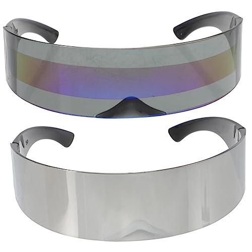 LIGIGWASH 2Stücke Lustige Partybrille Dekorative Plastikgläser für Festivals Karnevalsaktivitäten Mottopartys Tragbar von LIGIGWASH