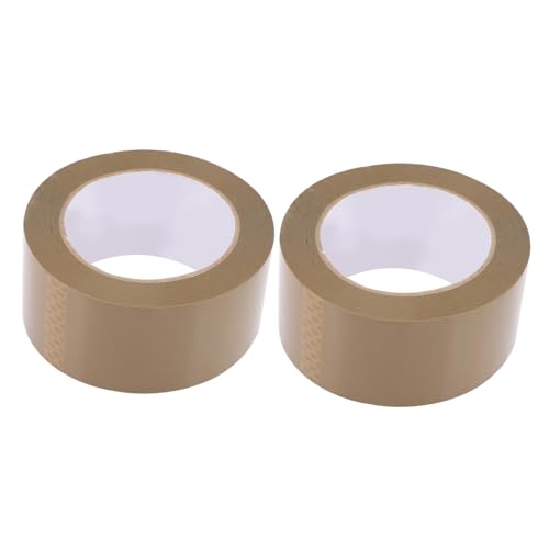 LIGIGWASH 2Stücke Verpackungs Klebeband Hochklebriges Kartonpackband für Versand Stark Langlebig für Sicheres Versiegeln von Boxen von LIGIGWASH