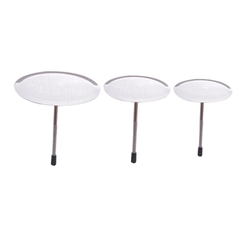 LIGIGWASH 3 Stück Cake Flower Nails Teiliges Backzubehör für Tortendekoration Wiederverwendbare Rostfreie Tortenblumen Nägel für Kuchen Cupcakes Kekse Muffins und Fondant Dekoration von LIGIGWASH