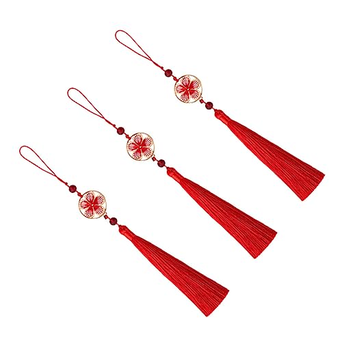 LIGIGWASH 3 Stück Chinesische Quastenanhänger Vintage Blumen Tassel Dekoration für Türen Hanfu DIY und Leicht Langlebig für Frühlingsfest und Kreative Projekte LIGIGWASH 3 Stück Chinesische Quastenanhänger Vintage Blumen Tassel Dekoration für Türen Hanfu DIY und Leicht Langlebig für Frühlingsfest und Kreative Projekte von LIGIGWASH