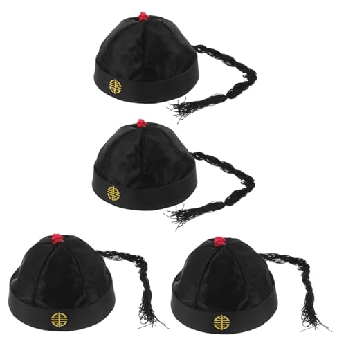 LIGIGWASH 4 Stück Chinesische Kaiser Hüte Qing mit Handbestickte Traditionelle Orientalische Kopfbedeckung für Erwachsene Leicht Historisch Inspiriert für Cosplay Theater und Kostümpartys LIGIGWASH 4 Stück Chinesische Kaiser Hüte Qing mit Handbestickte Traditionelle Orientalische Kopfbedeckung für Erwachsene Leicht Historisch Inspiriert für Cosplay Theater und Kostümpartys von LIGIGWASH