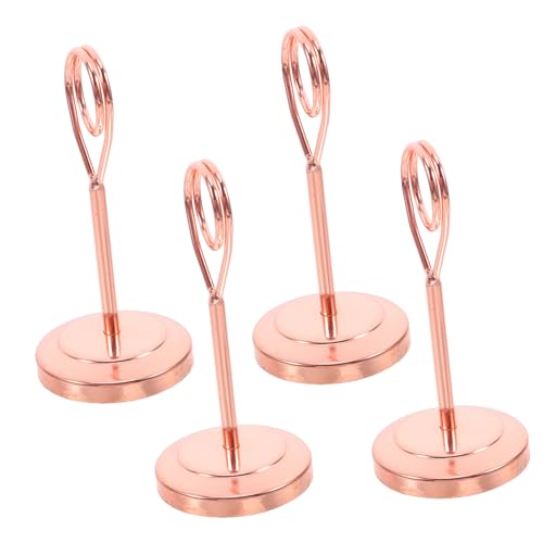 LIGIGWASH 4 Stück Teiliges Spiegel Kartenhalter Roségold Stilvolle Tischkartenständer für Hotel Restaurant Bankett Robuste Tischnummernhalter mit Elegantem Design für Veranstaltungen LIGIGWASH 4 Stück Teiliges Spiegel Kartenhalter Roségold Stilvolle Tischkartenständer für Hotel Restaurant Bankett Robuste Tischnummernhalter mit Elegantem Design für Veranstaltungen von LIGIGWASH