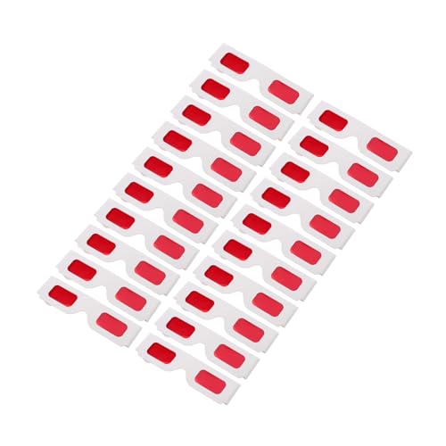 LIGIGWASH 50 Stück Partybrillen für Leichte Ergonomische Sonnenbrillen mit Roten Linsen für Filme Valentinstag und Festliche Anlässe LIGIGWASH 50 Stück Partybrillen für Leichte Ergonomische Sonnenbrillen mit Roten Linsen für Filme Valentinstag und Festliche Anlässe von LIGIGWASH