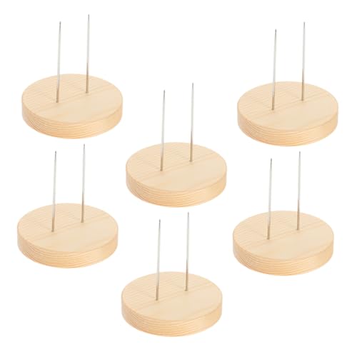 LIGIGWASH 6 Stück Holzsockel Figur Teile Styling holzspielzeug bastelmaterial holzständer bastelideen gehäkelter Ständer Puppenzubehör Puppenständer Puppenbasis Puppenanzeige hölzern Beige LIGIGWASH 6 Stück Holzsockel Figur Teile Styling holzspielzeug bastelmaterial holzständer bastelideen gehäkelter Ständer Puppenzubehör Puppenständer Puppenbasis Puppenanzeige hölzern Beige von LIGIGWASH