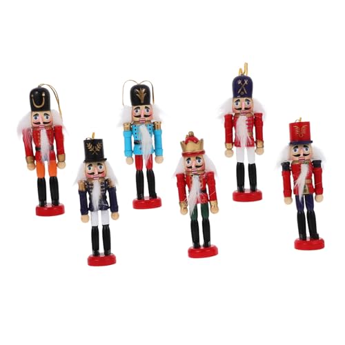 LIGIGWASH 6 Stück Teiliges Kleine Holz Anhänger Bunte Weihnachtsbaumschmuck Holzfiguren Festliche Deko für Baum Auto Büro Natürliche Handwerkskunst LIGIGWASH 6 Stück Teiliges Kleine Holz Anhänger Bunte Weihnachtsbaumschmuck Holzfiguren Festliche Deko für Baum Auto Büro Natürliche Handwerkskunst von LIGIGWASH