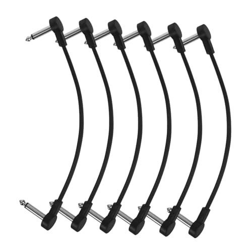 LIGIGWASH 6Stücke Gitarrenkabel Audiokabel für Effektgeräte Langlebige Verbindung für Musikinstrumente Flexibles Design Plug And Play Funktion Stilvolles Gitarrenzubehör LIGIGWASH 6Stücke Gitarrenkabel Audiokabel für Effektgeräte Langlebige Verbindung für Musikinstrumente Flexibles Design Plug And Play Funktion Stilvolles Gitarrenzubehör von LIGIGWASH