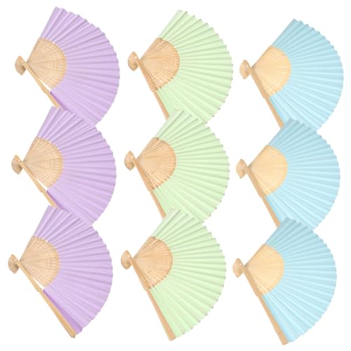 LIGIGWASH 9 Stück Teiliges Set Diy Malfächer aus Papier Faltbare Handfächer Leere Design Fächer für Kreative Bastel und Dekorationsbedarf für Hochzeiten und Veranstaltungen LIGIGWASH 9 Stück Teiliges Set Diy Malfächer aus Papier Faltbare Handfächer Leere Design Fächer für Kreative Bastel und Dekorationsbedarf für Hochzeiten und Veranstaltungen von LIGIGWASH
