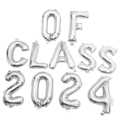 LIGIGWASH Abschlussballons Graduation Dekorationen für Klassenzimmer und Feiern Silberne Ballons für Festliche Anlässe Leicht zu Verwenden für Drinnen und Draußen LIGIGWASH Abschlussballons Graduation Dekorationen für Klassenzimmer und Feiern Silberne Ballons für Festliche Anlässe Leicht zu Verwenden für Drinnen und Draußen von LIGIGWASH