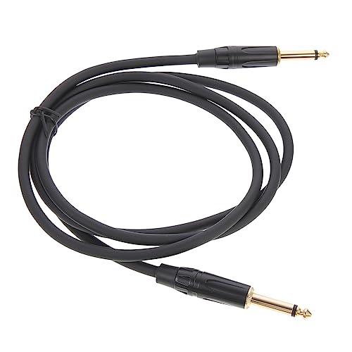 LIGIGWASH Audio Kabel für Gitarre und Mikrofon Langlebiges Flexibles Verbindungskabel für Professionelle Audio Geräte Schwarz für Gitarristen und Musiker von LIGIGWASH