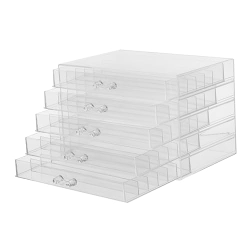 LIGIGWASH Fach Schmuck Organizer mit Transparenten Schubladen Praktischer Halter für Armbänder und Anhänger für Frauen und Mädchen LIGIGWASH Fach Schmuck Organizer mit Transparenten Schubladen Praktischer Halter für Armbänder und Anhänger für Frauen und Mädchen von LIGIGWASH