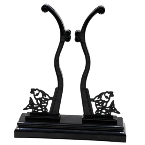 LIGIGWASH Fächerhalter aus Traditioneller Fächerständer Vintage Stil für Hochzeiten Partys und Ausstellungen und Langlebig Einfacher Aufbau und Ansprechendes Design von LIGIGWASH