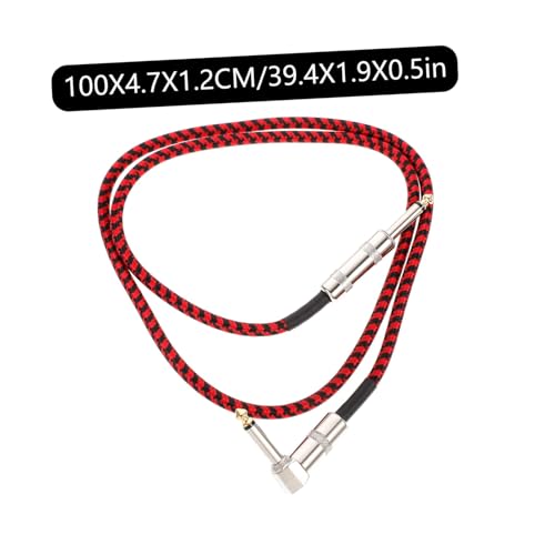 LIGIGWASH Gitarrenkabel Audio Kabel Rot Schwarz Langlebiges Flexibles Instrumentenverbindungskabel für Gitarren Mikrofone Mixer Lautsprecher und Stereoanlagen LIGIGWASH Gitarrenkabel Audio Kabel Rot Schwarz Langlebiges Flexibles Instrumentenverbindungskabel für Gitarren Mikrofone Mixer Lautsprecher und Stereoanlagen von LIGIGWASH