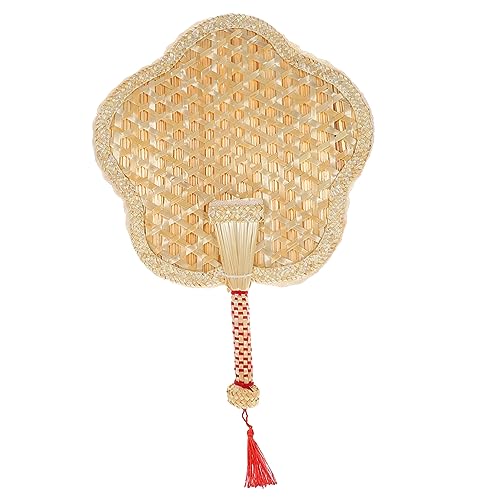 LIGIGWASH Handgefertigter Woven Fan aus Stroh Natürlicher Handfächer für Sommerfeiern und Outdoor Aktivitäten Leichter und Tragbarer Vintage Fächer im Zufälligen Stil LIGIGWASH Handgefertigter Woven Fan aus Stroh Natürlicher Handfächer für Sommerfeiern und Outdoor Aktivitäten Leichter und Tragbarer Vintage Fächer im Zufälligen Stil von LIGIGWASH