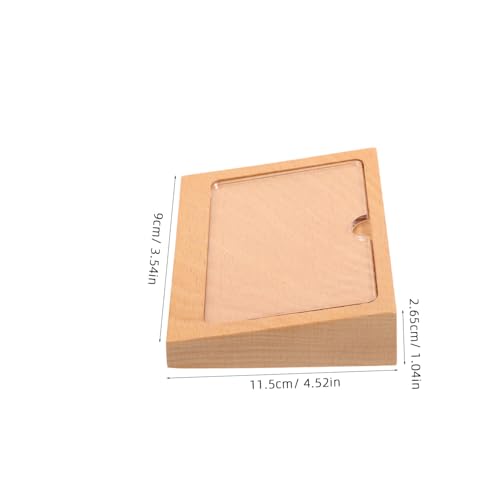 LIGIGWASH Holz Tischkartenhalter aus Massivem Holz mit Klarem Sichtfenster Vielseitiger Preisschild und Menükartenhalter für Restaurant und Event Einfach Wechselbare Einlage Platzsparendes LIGIGWASH Holz Tischkartenhalter aus Massivem Holz mit Klarem Sichtfenster Vielseitiger Preisschild und Menükartenhalter für Restaurant und Event Einfach Wechselbare Einlage Platzsparendes von LIGIGWASH