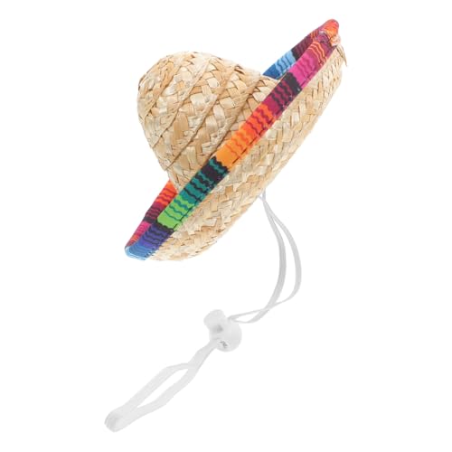LIGIGWASH Kleiner Mexikanischer Sombrero Hut mit Verstellbarem Kinnriemen Kopfbedeckung für Karneval Partys und Festliche Anlässe für Kreative Deko und Kostüme LIGIGWASH Kleiner Mexikanischer Sombrero Hut mit Verstellbarem Kinnriemen Kopfbedeckung für Karneval Partys und Festliche Anlässe für Kreative Deko und Kostüme von LIGIGWASH