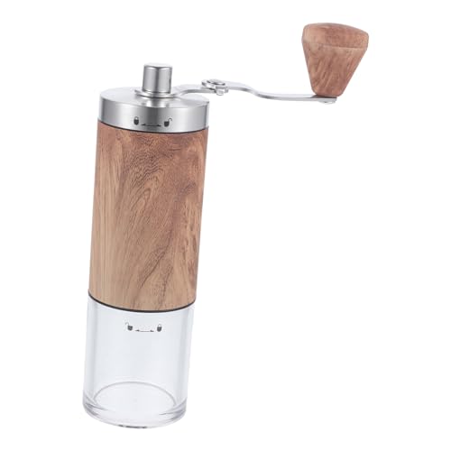 LIGIGWASH Manuelle Handkaffeemühle aus Edelstahl mit Kegelmahlwerk Tragbares Kaffee mahlwerkzeug für Bohnen und Gewürze Leicht Bedienbar Kompakt für Indoor und Outdoor Geeignet von LIGIGWASH