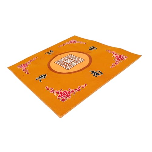 LIGIGWASH Quadratische rutschfeste Mahjong Tischdecke Gelb mit Geräuschdämpfender Oberfläche Verschleißfestes Poker Domino Spieltisch Cover für Hotel Zuhause Restaurant LIGIGWASH Quadratische rutschfeste Mahjong Tischdecke Gelb mit Geräuschdämpfender Oberfläche Verschleißfestes Poker Domino Spieltisch Cover für Hotel Zuhause Restaurant von LIGIGWASH