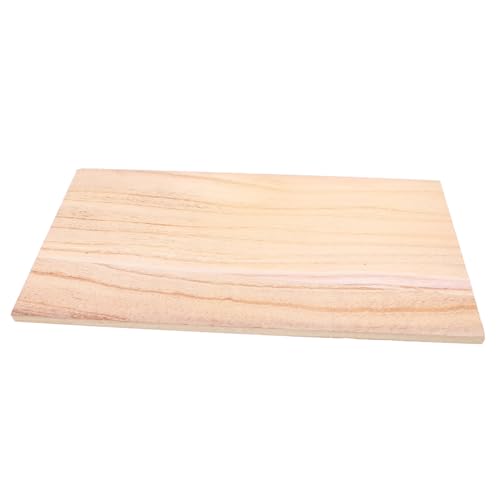 LIGIGWASH Rechteckiges Holzbrett aus Massivem Holz Vielseitiges DIY brett für Regale und Möbel Unbehandelte Holzplatte für Heimwerker Natürliche Holzscheibe für Bastelprojekte und von LIGIGWASH