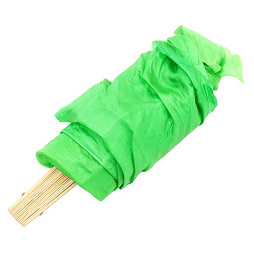 LIGIGWASH Seiden Bauchtanz Fächer mit Bambusrahmen Leicht und Elegant für Auftritte und Tanz Grün Tragbar für Unterwegs LIGIGWASH Seiden Bauchtanz Fächer mit Bambusrahmen Leicht und Elegant für Auftritte und Tanz Grün Tragbar für Unterwegs von LIGIGWASH