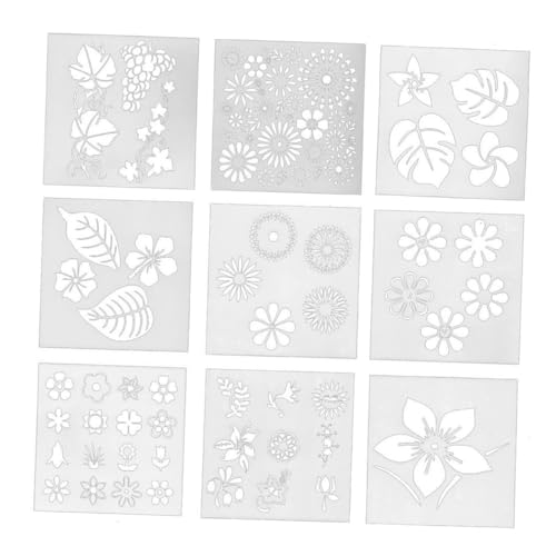 LIGIGWASH Teiliges Kreatives Blumen Prägeschablonen für Kuchen und Kekse Vielseitige Backform für Zuhause DIY Tortendekoration Weißes Backzubehör für Kreative Backpartys von LIGIGWASH