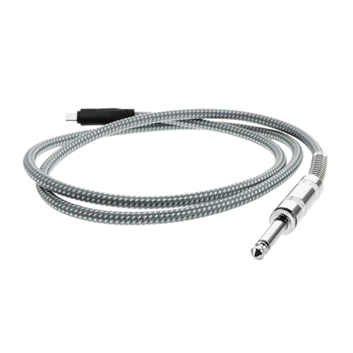 LIGIGWASH USB C Klinkenkabel Robustes Elektrisches Gitarrenkabel für Smartphone PC und Aufnahme Kompatibel mit Gitarre Vielseitiges Audioverbindungskabel LIGIGWASH USB C Klinkenkabel Robustes Elektrisches Gitarrenkabel für Smartphone PC und Aufnahme Kompatibel mit Gitarre Vielseitiges Audioverbindungskabel von LIGIGWASH