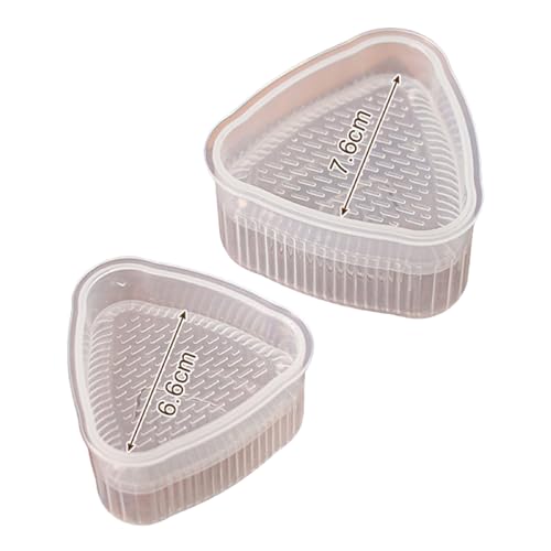 Reiskugel-Verpackung, Reiskugelfolie, OPP-Material, dreieckiger Reisballbeutel, geeignet für Reisball-Verpackungen in Bento, Picknicks, Lebensmittelgeschäften, Restaurants (2 Formen) von LIGOU