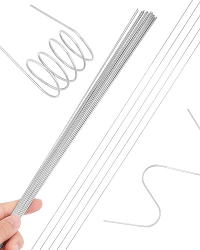 20-teiliges 50-cm-Sortiment an Federdrähten aus Edelstahl – und korrosionsbeständiger gerader Draht (0,2–1,5 mm)(1.4mm) von LIGPING