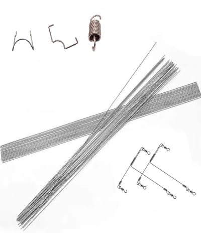 Federdraht-Set aus Edelstahl 304, 20-teiliges Sortiment an Hartdrähten, 0,2–5,0 mm, 500 mm Länge, for Heimwerkerprojekte, Schmuckherstellung(1.4mm) von LIGPING