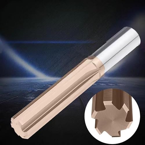 LIGPING 1 Stück CNC H7 Hartmetall-Reibahle 2–4,5 mm | 6-schneidiges Werkzeug mit gerader Nut for Präzisionsbohrungen(3.5x100) von LIGPING