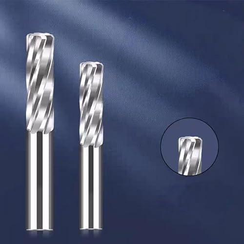 LIGPING 1 Stück CNC-Spiralreibahle aus Hartmetall mit 6 Nuten, Schneidwerkzeug, Durchmesser 7,92–8,06 mm, unbeschichteter Wolframstahl, Präzisionsbearbeitungswerkzeug(7.94X35X70mm) von LIGPING