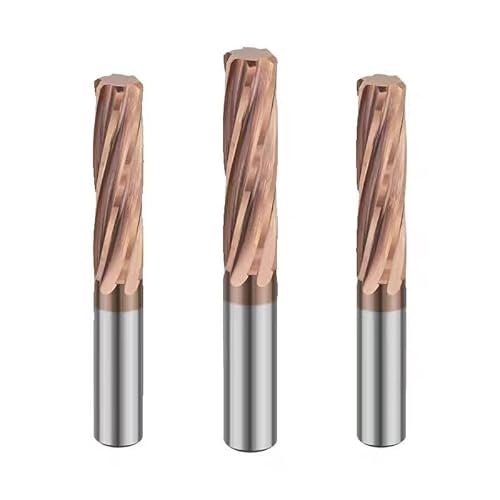 LIGPING 1 Stück hochpräzise gerade Hartmetall-Reibahle mit 6 Nuten, beschichtet, Durchmesser 1–12 mm, H7 CNC for die Metallbearbeitung(7.0mm) von LIGPING