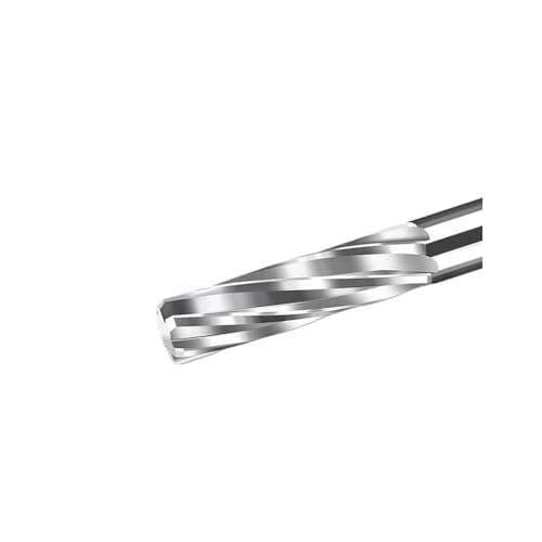 LIGPING H7 Spiralschlitz-Reibahle, unbeschichteter Spannfutter – 6–13 mm Hartmetall-Maschinen-Reibahle mit 6 Nuten for CNC-Wolframstahl – 1 Stück(8.1x40x80mm) von LIGPING
