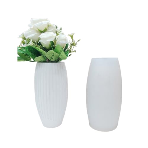 Betonformen, stilvolle Blumentöpfe, einfache Handarbeit, Silikon-Vasenformen, Schmuck, Harz, Gießformen von LIGSLN