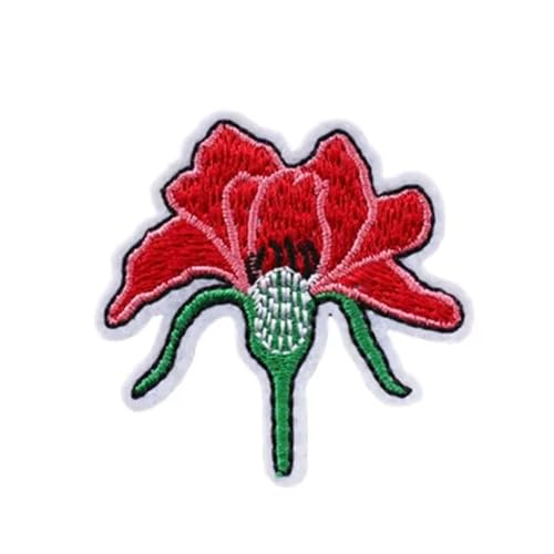 Blumenstickerei-Patches zum Aufbügeln Flicken Reparaturflicken zum Aufnähen auf Hüte von LIGSLN