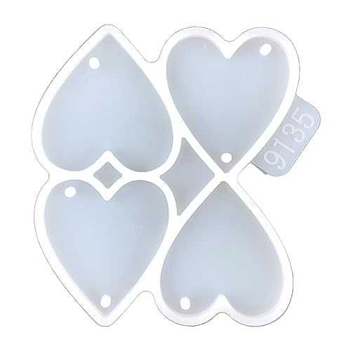 Epoxidharz-Dekorform, geometrische Liebe, Herz, Ohrringe, Anhänger, Telefon, Schlüsselanhänger, Anhänger, Silikonform für Dekoration Epoxidharz-Dekorform, geometrische Liebe, Herz, Ohrringe, Anhänger, Telefon, Schlüsselanhänger, Anhänger, Silikonform für Dekoration von LIGSLN