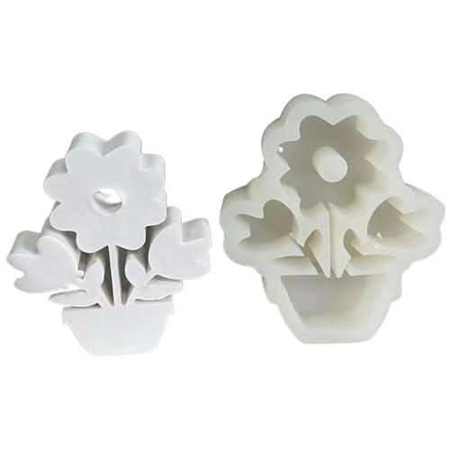 Kerzenhalter-Form, Kerzenhalter, Silikonform für Blumenform, Kerzenhalter, Basteln, Epoxidharz, Ornament-Formen von LIGSLN