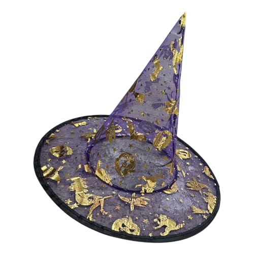 LIGSLN Hexenhut, Unisex, 33 cm hoch, spitz, Zauberer, Cosplay, für Damen, Herren, Kinder, Halloween, Kostüm, Zubehör, Hexe, 5 Stück LIGSLN Hexenhut, Unisex, 33 cm hoch, spitz, Zauberer, Cosplay, für Damen, Herren, Kinder, Halloween, Kostüm, Zubehör, Hexe, 5 Stück von LIGSLN