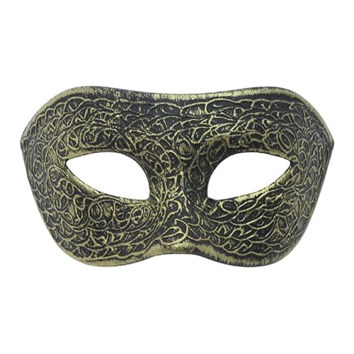 LIGSLN Retro-Maskerade, Karneval, Venezianerparty, halbes Gesicht für Halloween, Ball, Cosplay, Aufführungen, Requisiten, halbes Gesicht LIGSLN Retro-Maskerade, Karneval, Venezianerparty, halbes Gesicht für Halloween, Ball, Cosplay, Aufführungen, Requisiten, halbes Gesicht von LIGSLN