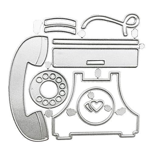 Telefon-Stanzschablone aus Karbonstahl, Prägeschablone, Scrapbooking, für Karten, Stanzformen von LIGSLN