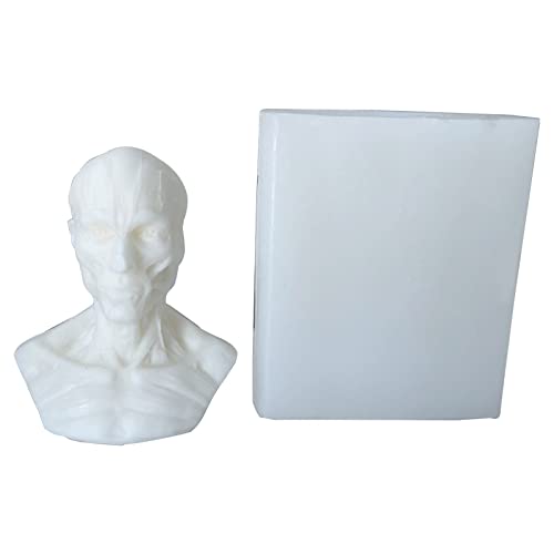 Totenkopf-Silikonform für die Herstellung von Seife, Epoxidharz, Halloween, Heimdekoration, Harz, Totenkopf, Skelett, Halloween Totenkopf-Silikonform für die Herstellung von Seife, Epoxidharz, Halloween, Heimdekoration, Harz, Totenkopf, Skelett, Halloween von LIGSLN