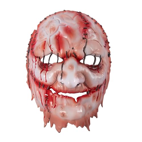 Unheimliche Hexen mit weichem Innenfutter, detailliertes geformtes Gesicht, geeignet für Halloween-Rollenspiele, belüftetes Halloween Unheimliche Hexen mit weichem Innenfutter, detailliertes geformtes Gesicht, geeignet für Halloween-Rollenspiele, belüftetes Halloween von LIGSLN