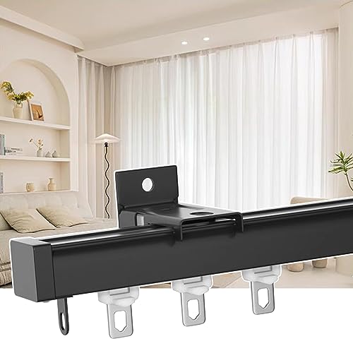 LIGUOYI Gardinen Für Schienen Mit Vorhang Track Roller, Deckenmontage/Wandmontage, Einzelne Stangen Gardinen Für Schienen Aluminium, Leicht Zu Montieren, Leise Schiebend Für Innen, Außen LIGUOYI Gardinen Für Schienen Mit Vorhang Track Roller, Deckenmontage/Wandmontage, Einzelne Stangen Gardinen Für Schienen Aluminium, Leicht Zu Montieren, Leise Schiebend Für Innen, Außen von LIGUOYI