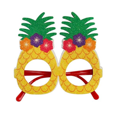 LIGUSTRUM Sommer-Hawaii-Brille, Tropisches Thema, Partydekoration, Kokosnussbaum-Fotobrillengestell, H von LIGUSTRUM