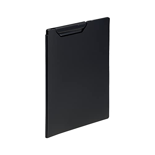 Lihit Lab F5902 Noir Clip-Mappe, A5, schwarz von LIHIT LAB