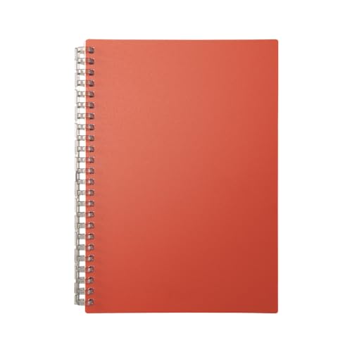 Lihit Lab Mutual N2673-4 Notizbuch mit offenem Ring, A5, Terrakotta-Orange Lihit Lab Mutual N2673-4 Notizbuch mit offenem Ring, A5, Terrakotta-Orange von LIHIT LAB