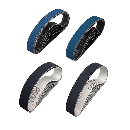LIHUACHEN Elektrischer Messerschärfer Messer- und Werkzeugschärfer ¾ x 12 Zoll Flexibles Schleifband Ersatzband Set LIHUACHEN Elektrischer Messerschärfer Messer- und Werkzeugschärfer ¾ x 12 Zoll Flexibles Schleifband Ersatzband Set von LIHUACHEN